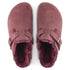 Boston Shearling Mule in Maroon