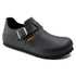 London Slip-On Shoe in Black Oiled Leather