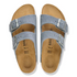 Arizona Suede Classic Footbed in Stone Blue