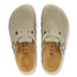 Boston Chunky Suede Leather In Taupe