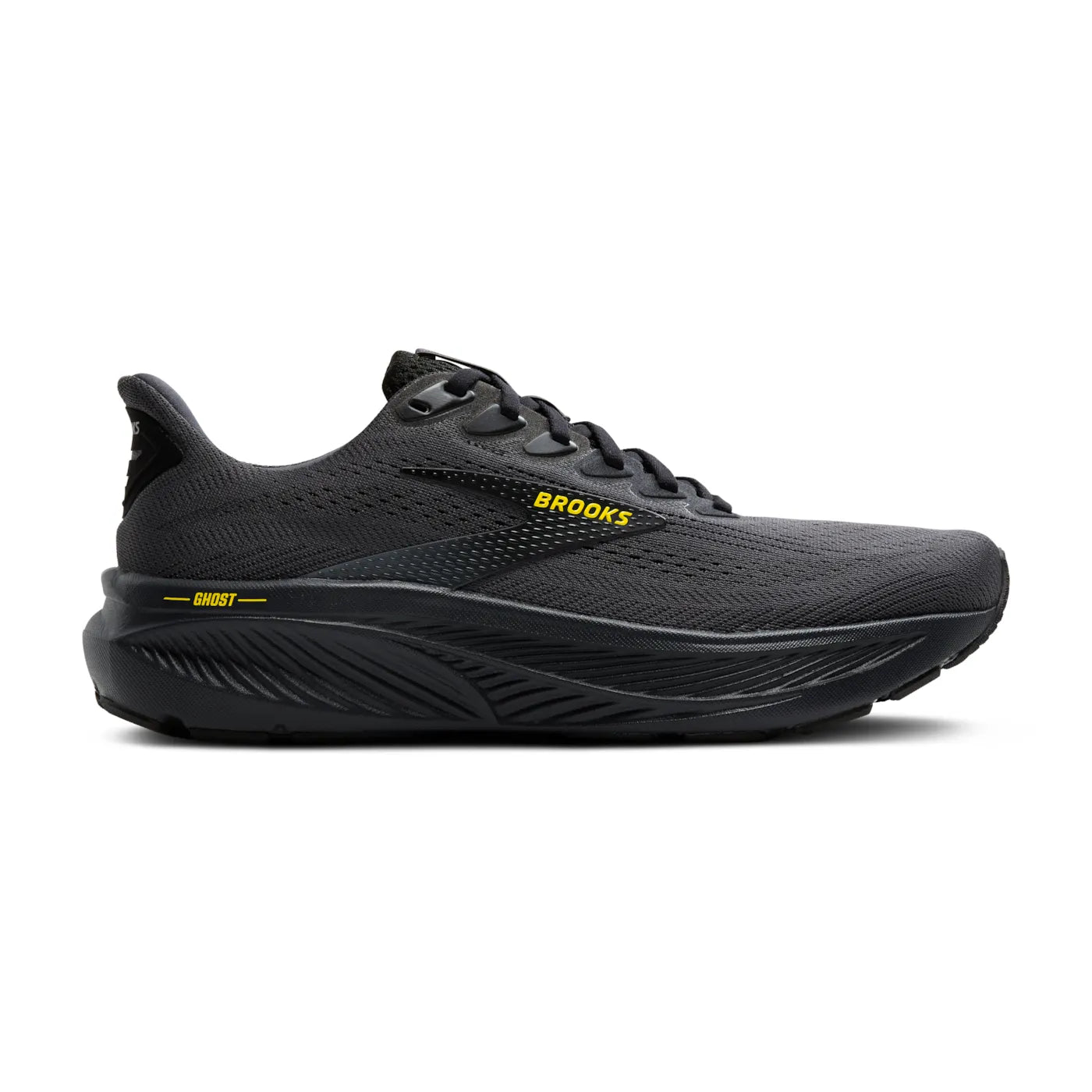 Men's Ghost 17 in Ebony/ Black/ Yellow