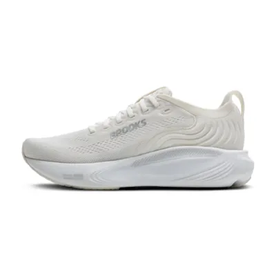 Women's Adrenaline GTS 25 WIDE in White/White/Silver