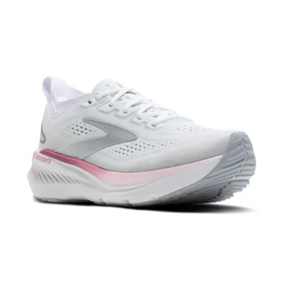 Women's Glycerin GTS 23 WIDE In White/Harbor Mist/Metallic