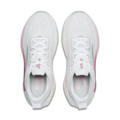 Women's Glycerin GTS 23 WIDE In White/Harbor Mist/Metallic