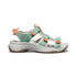 Astoria West Groovy Walking Sandal in Granite Green/Tangerine