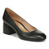 Carmel WIDE Pump Heel in Nappa Black CLOSEOUTS