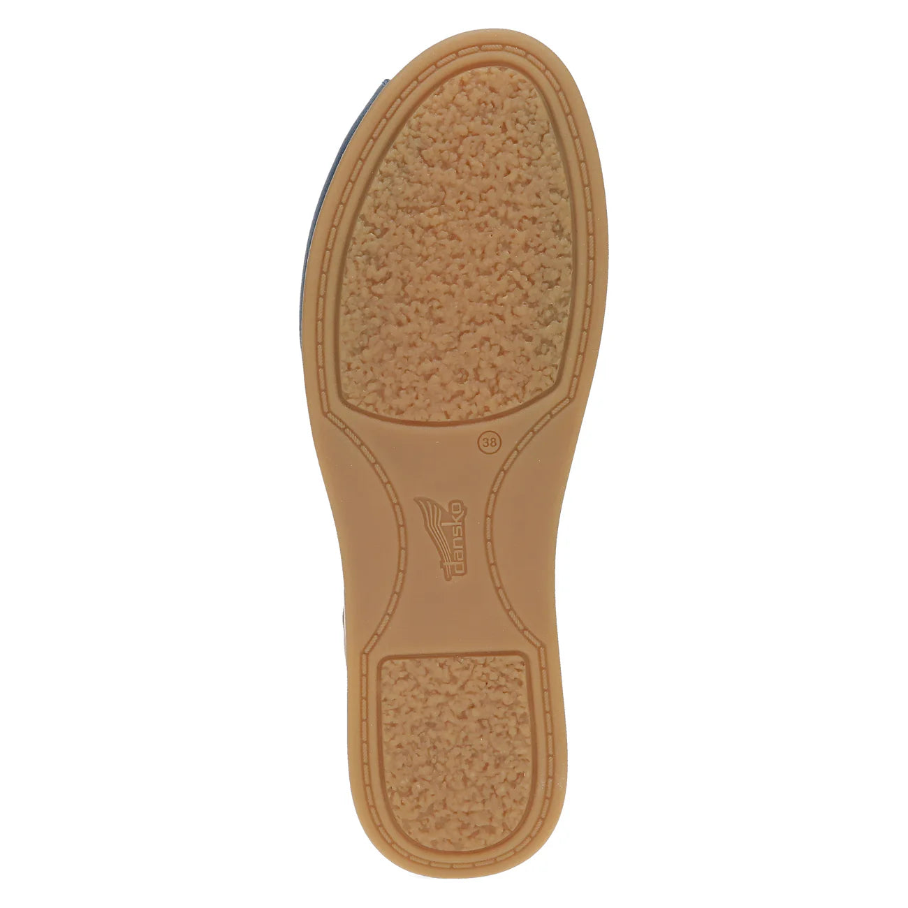 Cass Classy Peep-Toe In Blue/Tan