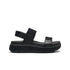 Elle Mila Backstrap in Black/Black