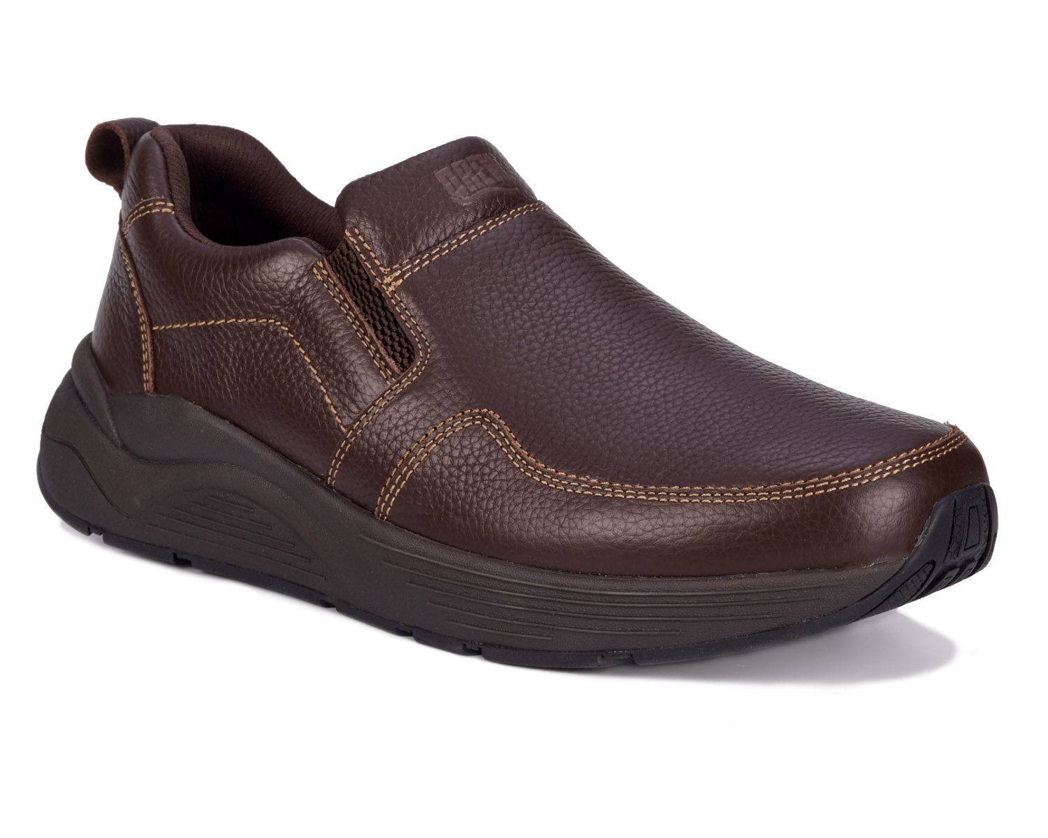 Men's Match Slip in Shoe EXTRA EXTRA WIDE in Brown