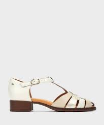 Valencia Leather Dressy Fisherman Sandal in Nata
