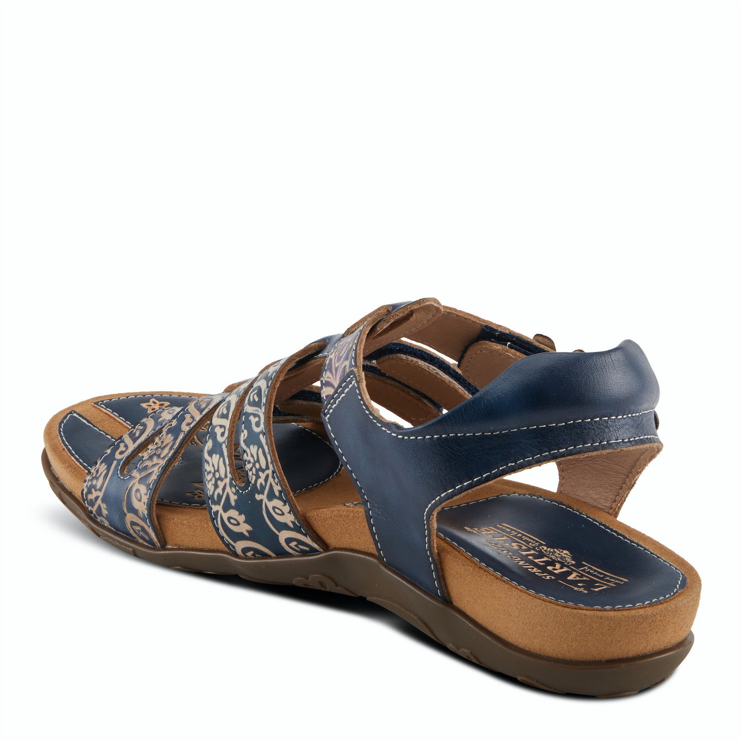 Actionetta Gladiator Sandal in Navy Multi