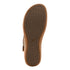 Script Enchanting Backstrap Sandal in Tan Multi