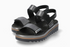 Dominica Sporty Platform Sandal in Black