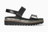 Dominica Sporty Platform Sandal in Black