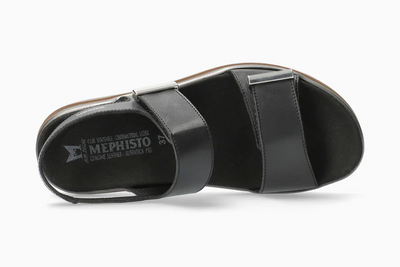 Dominica Sporty Platform Sandal in Black