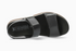 Dominica Sporty Platform Sandal in Black