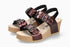 Lissandra Lightweight Walking Wedge Sandal in Chianti