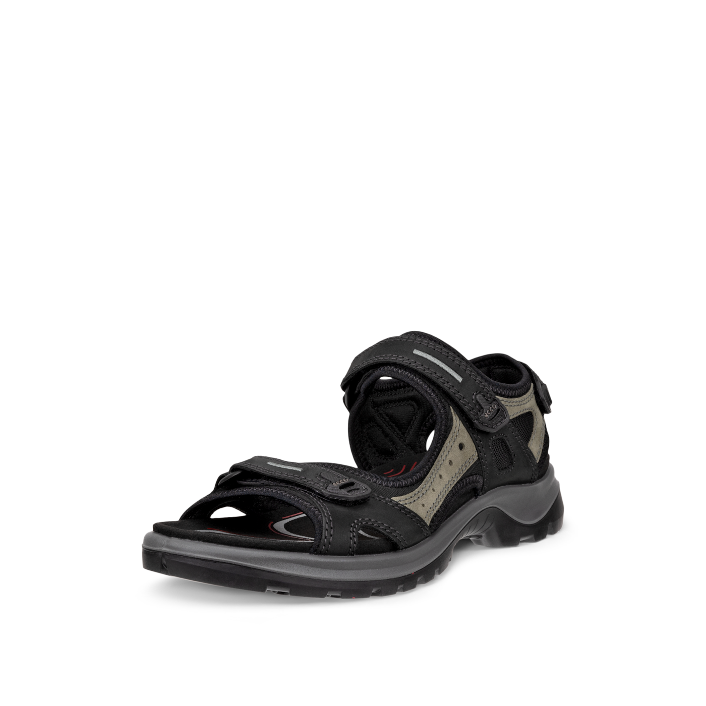 Women's Yucatan Rugged Supportive Sandal in Black/Mole/Black