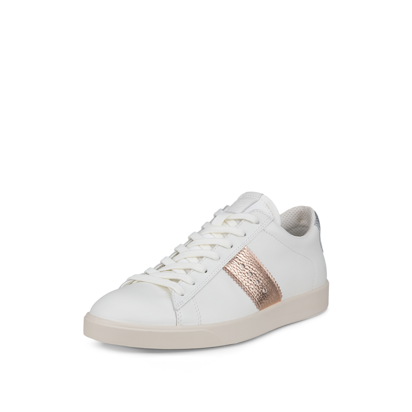 Women's Street Lite Retro Sneaker in White/Hammered Bronze/Pure Silver