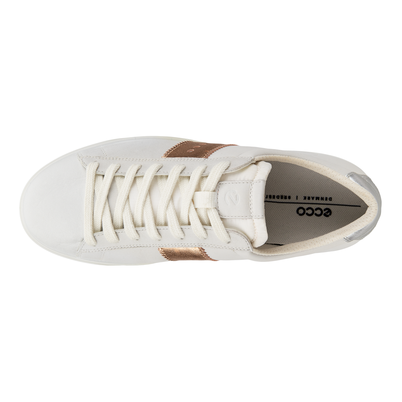 Women's Street Lite Retro Sneaker in White/Hammered Bronze/Pure Silver