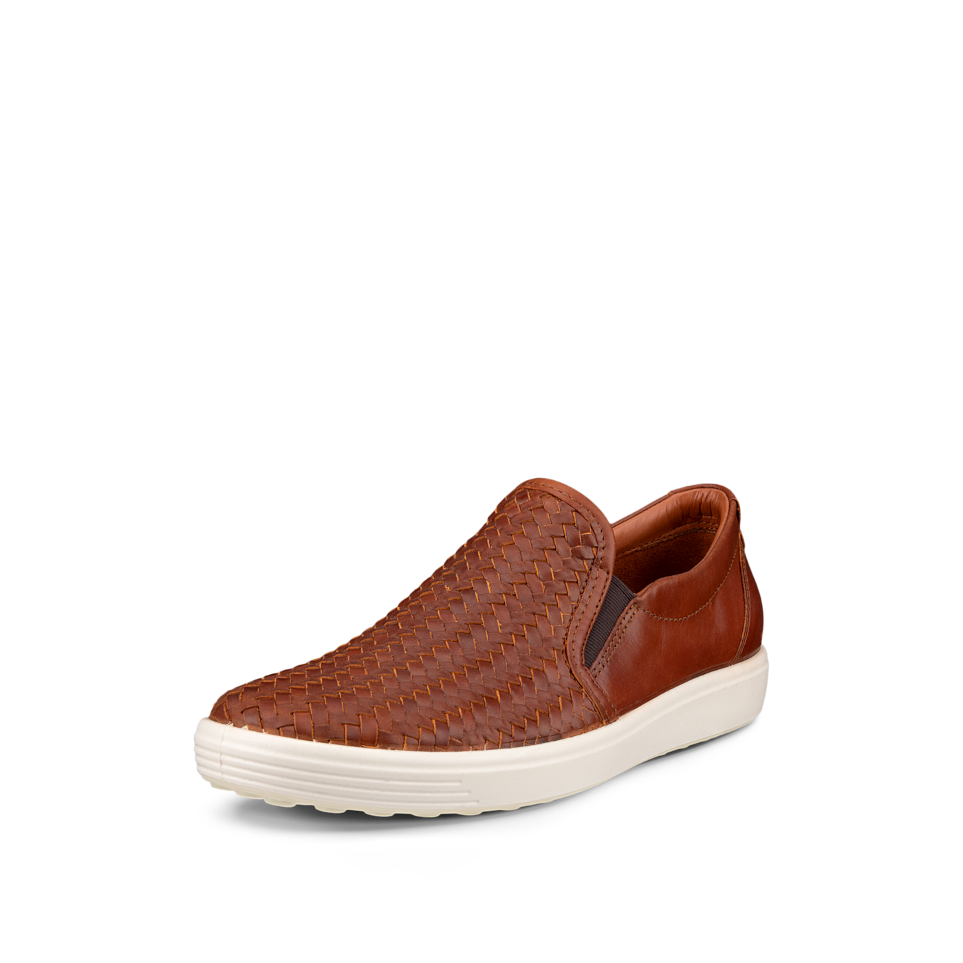 Women's Soft 7 Slip-on Weave in Cognac