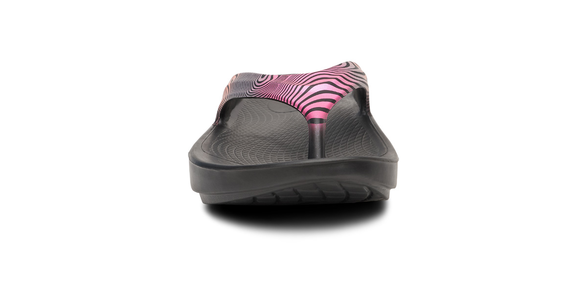 Women's OOlala Toe Post LIMITED EDITION Sandal- Disco Zebra