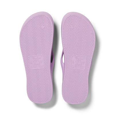 Archies Arch Support Flip Flops in Lilac