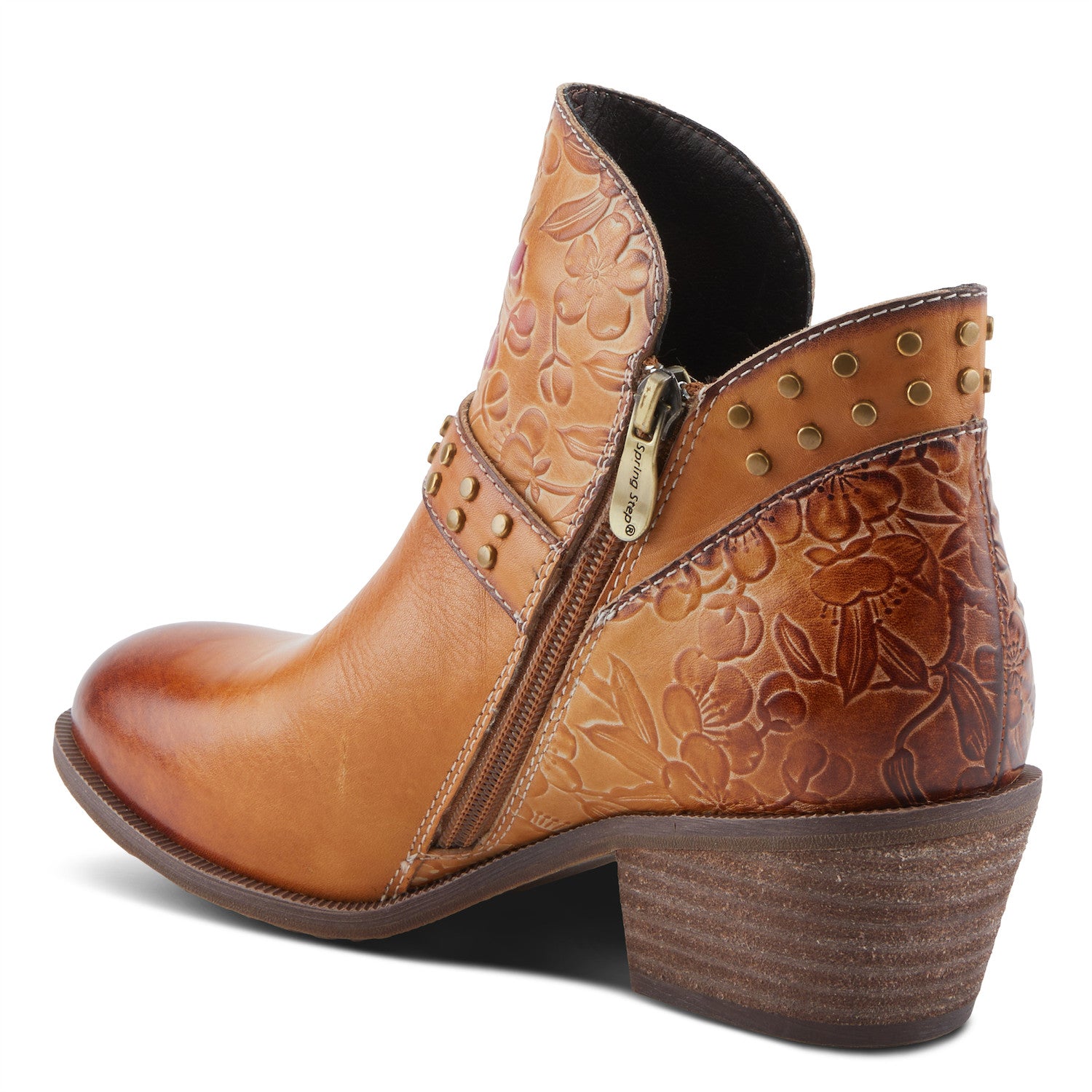 DaintyLady Floral Prairie Boot in Camel Multi