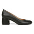 Carmel WIDE Pump Heel in Nappa Black CLOSEOUTS