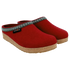 Classic Boiled Wool Clog "Gizzy" in Chili