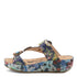 Blissbloom Blooming Wedge Sandal in Navy Multi