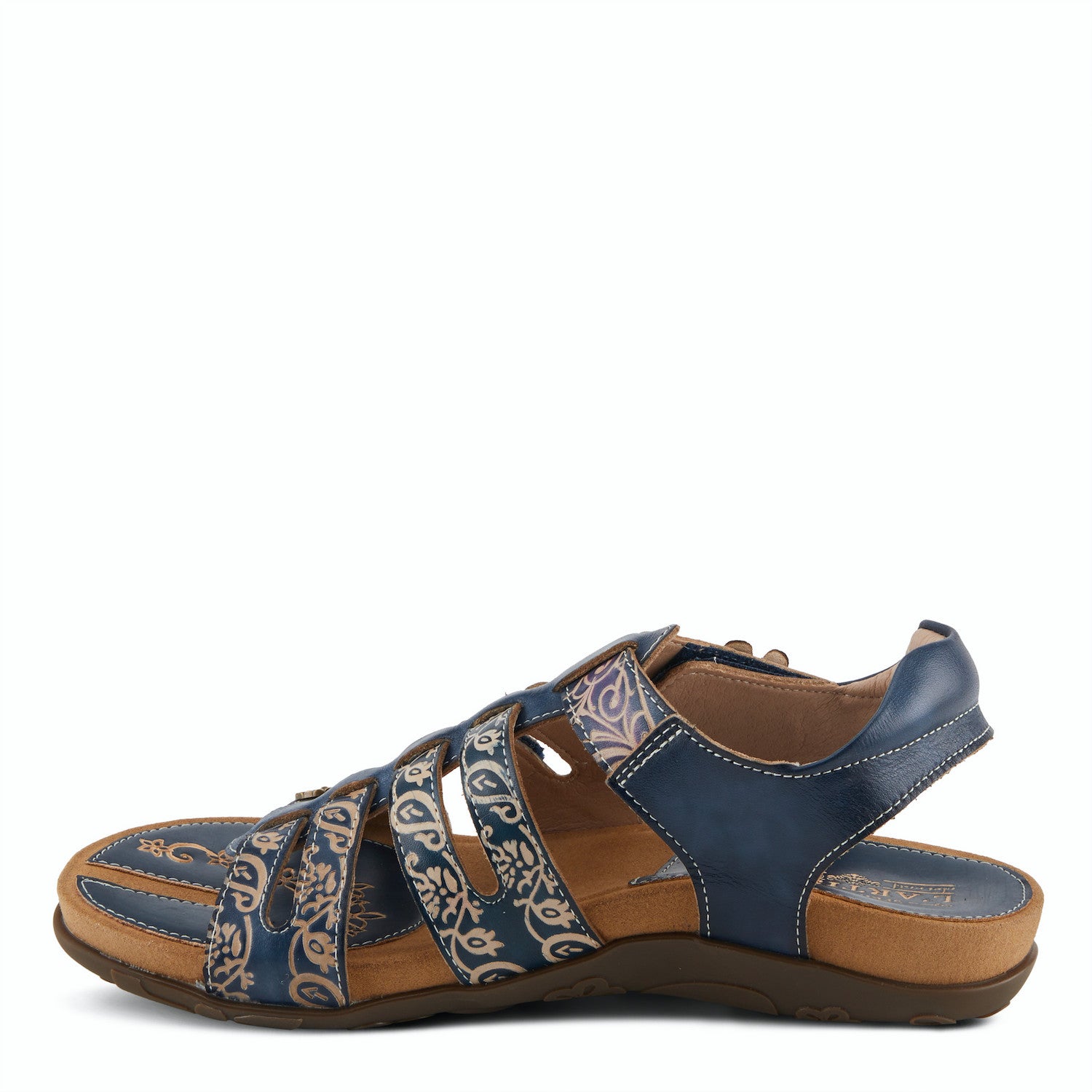 Actionetta Gladiator Sandal in Navy Multi