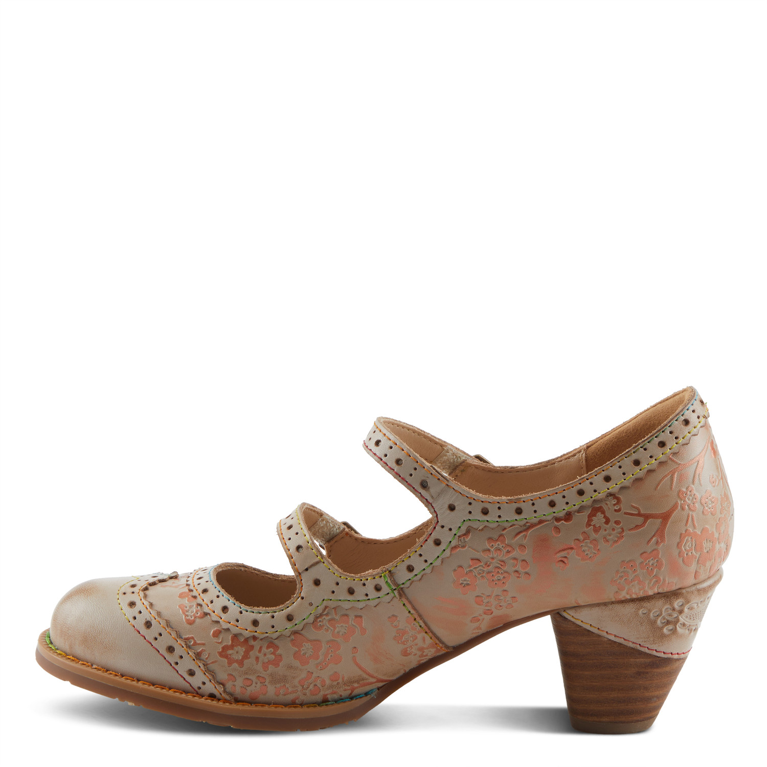 Gaviria Parisian Mary Jane In Beige