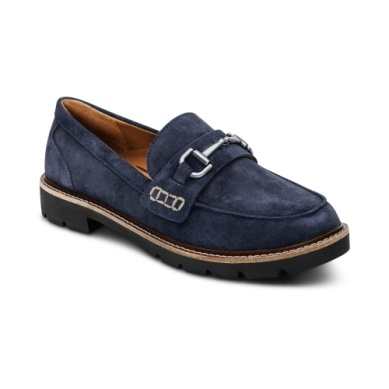 Collette Loafer in Navy