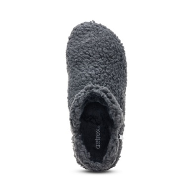 Malina Arch Support Slipper in Black