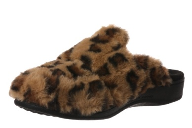 Gemma II Sherpa Cloth Slipper in Leopard