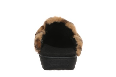 Gemma II Sherpa Cloth Slipper in Leopard