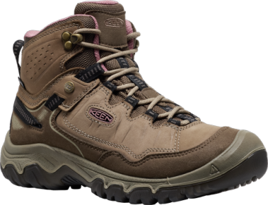 Women's Targhee IV Waterproof Hiking Boot in Brindle/Nostalgia Rose