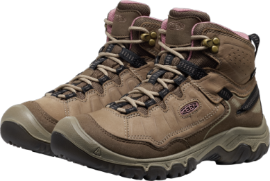 Women's Targhee IV Waterproof Hiking Boot in Brindle/Nostalgia Rose