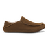 Moloa Men's Premium Leather Slipper in Kona Coffee