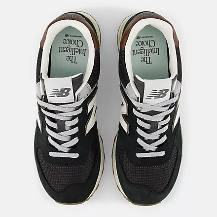 Classic 574 Brown with Dark Silver Metallic