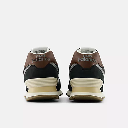 Classic 574 Brown with Dark Silver Metallic