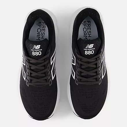 Men's 880 Black and White with Reflection V15