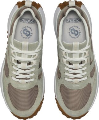 Women's KS86 Leather Sneaker in Abbey Stone/Brindle