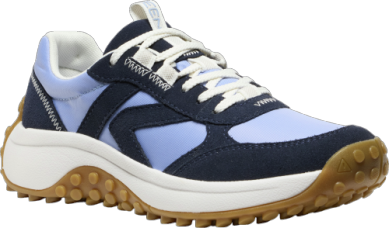 Women's KS86 Leather Sneaker in Naval Academy/Lavender Lustre