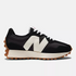 Women's Classic 327 Black with White and Mineral Red Lifestyle Sneaker