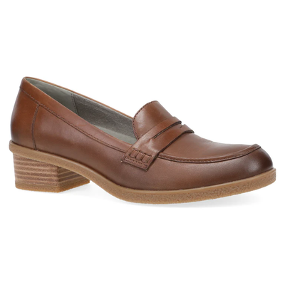 Danica Heeled Loafer WIDE in Tan