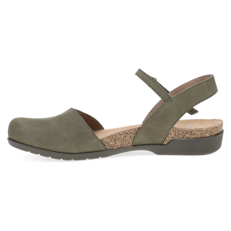 Rowan Closed Toe Sandal in Ivy