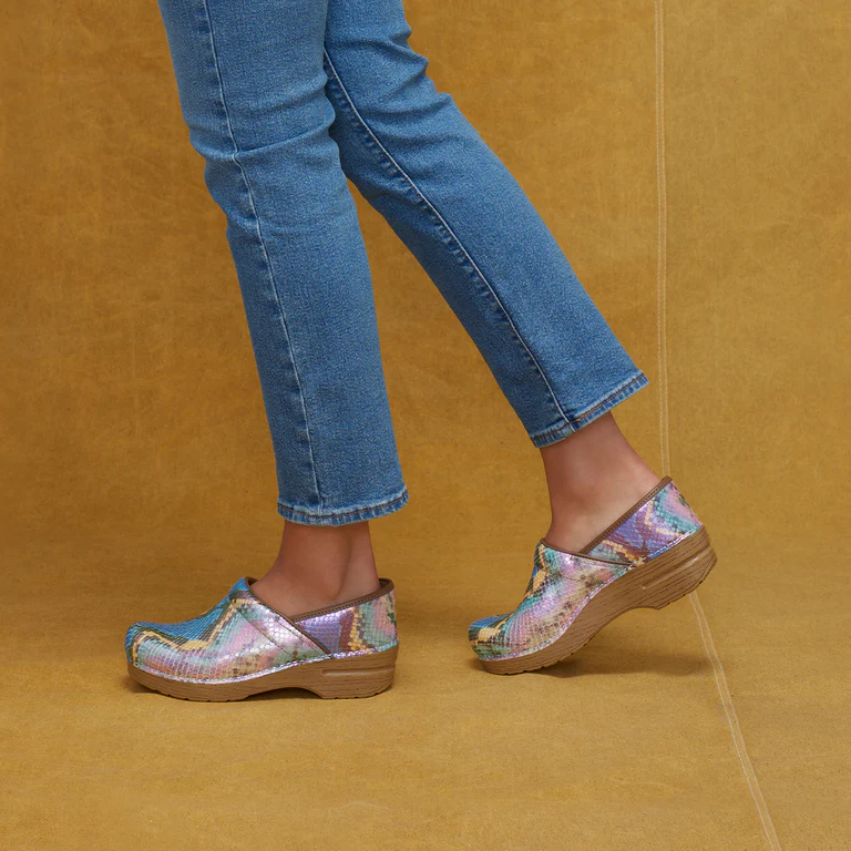 The Professional Clog in Mermaid Metallic