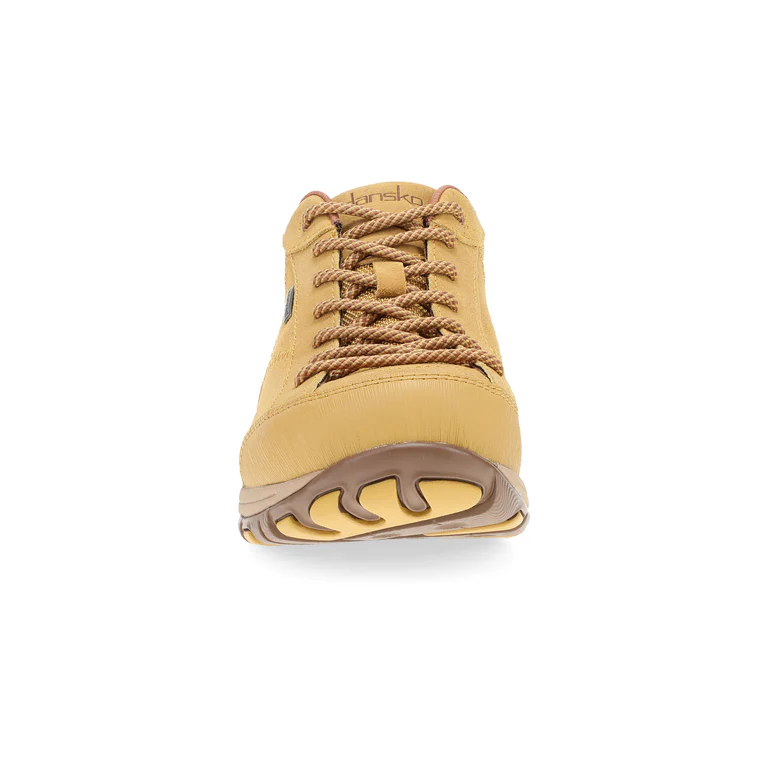 Paisley Burnished Suede Sneaker in Wheat